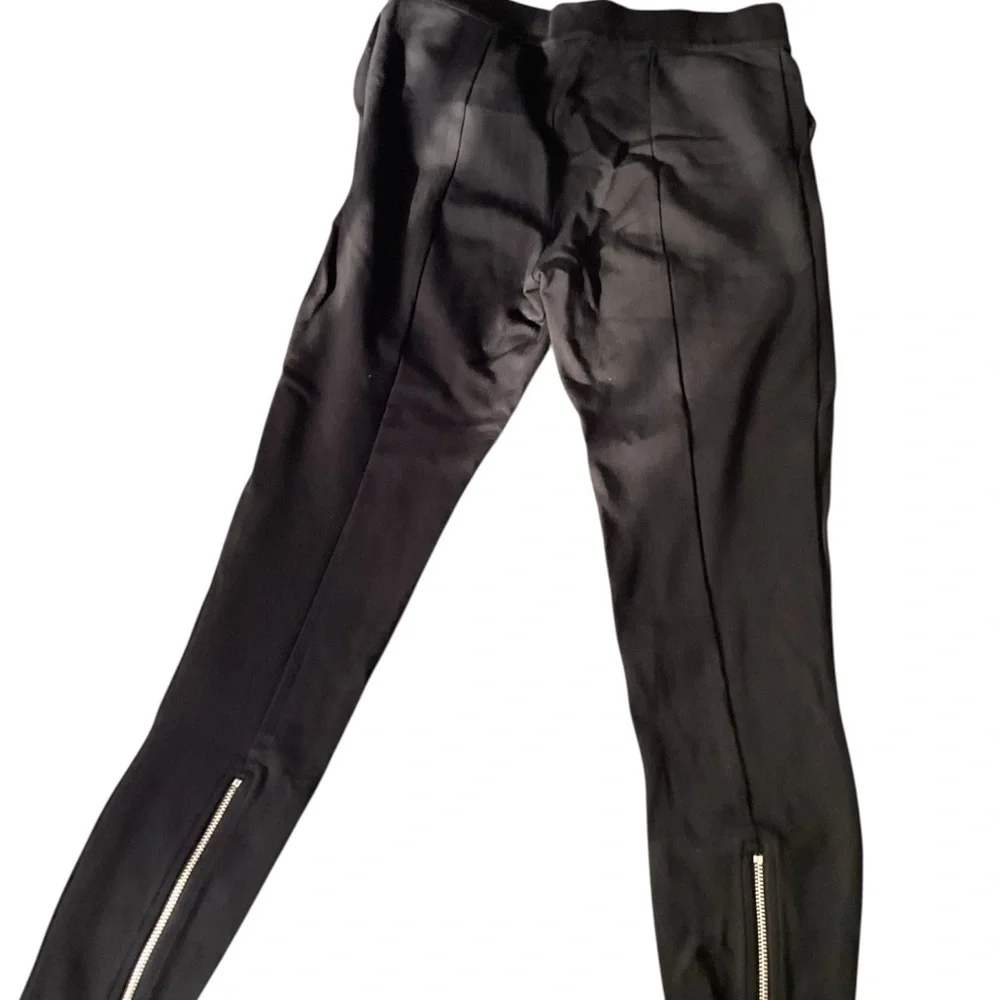 Armani exchange black women’s pants with leg zippers - Picture 2 of 3